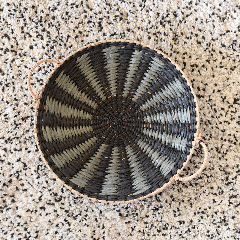 Paper rope tray w handles